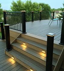 Crazy Deck Lighting Ideas Canada Only In Miral Iva Design N Boost With The Advent Of Solar Powered Led Systems In 2020 Deck Lighting Solar Deck Lights Outdoor Deck