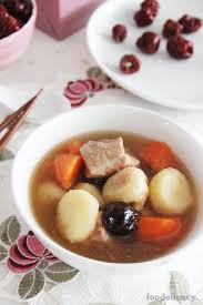 Chinese Water Chestnut Soup Sweet Crunchy Nutritious Recipe Chinese Soup Recipes Pork Soup Recipes Pork Ribs