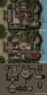 Adventurers Seaside Keep 30x20x3 Multi Level Battlemap Oc Battlemaps In 2020 Dungeon Maps Dnd World Map Tabletop Rpg Maps