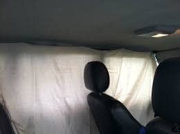 Turn A Sheet Into A Privacy Curtain By Slipping Binder Clips Into The Gap Between Your Car S Plastic And Upholstery Walmart Camping Truck Camping Minivan Camping