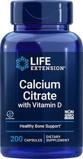 Check the ingredient list to see which form of calcium your calcium supplement is and what other nutrients it may contain. Calcium Citrate With Vitamin D 200 Capsules Life Extension