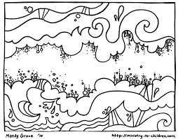 God made everything colors book (printable). Free Creation Coloring Pages God Made The Sky