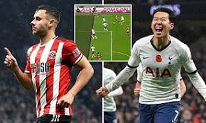 Read the latest sheffield united v tottenham hotspur headlines, on newsnow: Tottenham 1 1 Sheffield United Spurs Slump Continues After Being Held To A Draw By The Blades Daily Mail Online