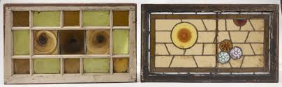 Stained Glass Windows With Bullseye