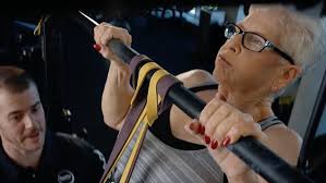 Grandmothers who are bungy jumping and sky diving