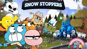 The Amazing World Of Gumball Game Snow Stoppers Cartoon Network Games World Of Gumball The Amazing World Of Gumball Gumball