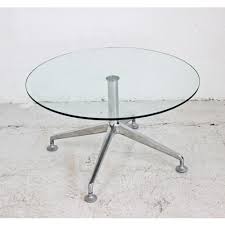 Standard glass commonly known as float glass has a green hue, more easily seen when looking at the edge which will be a dark bottle green. Orangebox Dune Coffee Table Round Glass Coffee Table Glass Occasional Table