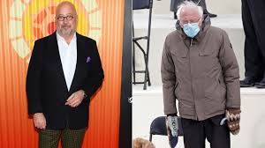 It stood out against his bright while mr. Andrew Zimmern Reveals His Favorite Bernie Sanders Meme