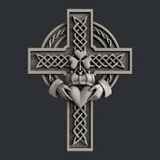3d Stl Models For Cnc Or 3d Printer Cross Celtic Etsy Cnc Stl File Format Printable Art