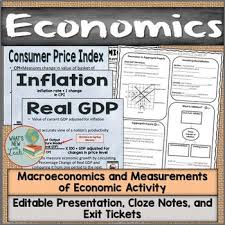 Macroeconomics Measurements Of Economic Activity Presentation And Notes Macroeconomics Economics Notes Economic Activity