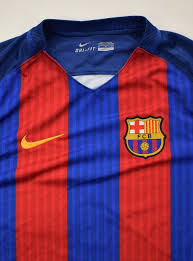 Fc barcelona jersey 2016/2017 home. 2016 17 Fc Barcelona Shirt Xl Football Soccer European Clubs Spanish Clubs Fc Barcelona Classic Shirts Com