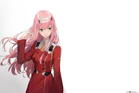 Darling in the franxx im just editing using adobe photoshop cs6, upscaling + highest noise reduction using waifu2x & credits to respective owner. Zero Two By Darling In The Franxx Hd Wallpaper Download