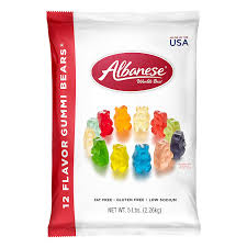 Gustaf's jolly rancher mike & ike mondelez international nutrichef pearson pearson's perfetti van melle inc riesen rolo sour power sour punch spongebob tootsie rolls zollipops everyday 5 no chewy & gummy. Amazon Com Albanese World S Best 12 Flavor Gummi Bears 5 Pound Bag Grocery Gourmet Food