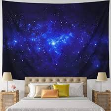 Therefore, you don't need to redesign by cutting the tapestry. Buy Leofanger Starry Sky Tapestry Galaxy Night Tapestry Universe Milky Way Tapestry Space Ceiling Tapestry Wall Hanging For Bedroom 92 5 X70 8 Online In India B07wjtw7j9