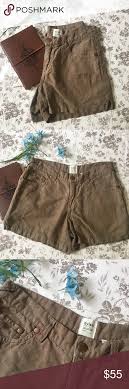 Dylan By True Grit Olive Green High Waisted Shorts Dylan By