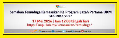 Semakan panggilan temu duga lepasan spm sesi akademik 2020/2021. Perkongsian Halatuju Kerjaya Kaunseling Cinta Orang Kelainan Upaya Semakan Temuduga Kemasukan Ke Program Ijazah Pertama Ukm Sesi Akademik 2016 2017