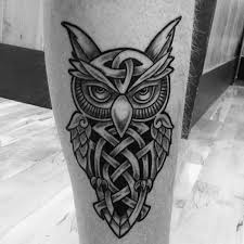 21 Best Celtic Owl Tattoos Designs