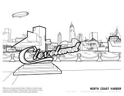 Typesetting your children's menu and restaurant logo imprinting is included in the price. Cleveland Coloring Pages Cleveland Oh This Is Cleveland