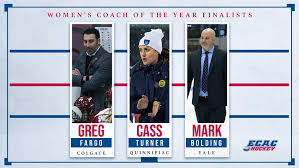 Bolding, Fargo, Turner Named ECAC Hockey Coach of the Year Finalists