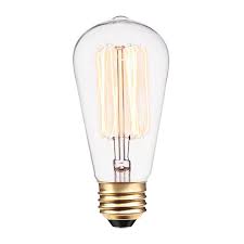 Globe electric 60w incandescent vintage squirrel cage medium base light bulb. Globe Electric 60 Watt S60 Squirrel Cage Incandescent Filament Light Bulb The Home Depot Canada