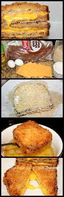 Deep Fried Grilled Cheese Deep Fried Recipes Fair Food Recipes Recipes