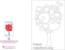 You don't have to stand in store aisles picking out a big box of valentine's day cards for your child's classmates. Free Downloads The Imagination Box Valentine Card Template Valentines Cards Valentines Day Coloring Page
