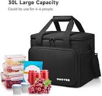 OMOVEE Weiche Kühltasche, 30 l, 40 Dosen, groß, isolierte ...