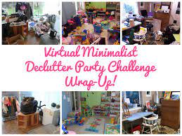 Besides getting rid of 3 pieces of furniture we didn't love, we were also able to let go and throw out most of the things in the furniture! Minimalist Monday Virtual Minimalist Declutter Party Chall