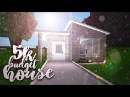Roblox Bloxburg 5k Budget House House Build No Gamepass Youtube Building A House Cool House Designs 1 Bedroom House Plans