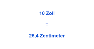 10 Zoll in cm | 10 Inches in cm Umrechnen | 10″ in cm
