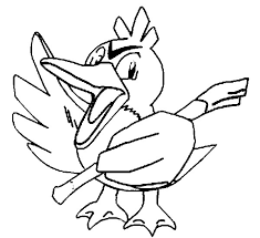 Pin van p l op kerststempels kerst kleurplaten. Coloring Pages Pokemon Farfetch D Drawings Pokemon