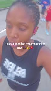 Girl Failing Houston Half Marathon