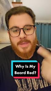 Why is my beard Red? #fyp #science #genetics #funfact #learning