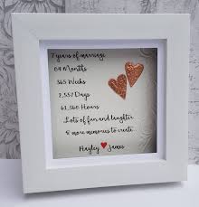 Here's some trivia for you. Your Photo On Copper 7th Anniversary Gift Personalized Home Living Frames Displays Kromasol Com