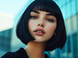 Medium Bob Haircut Flatters Round Faces • ArtFasad
