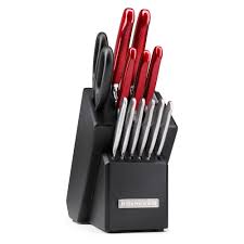 Kitchenaid Classic Forged 14pc Cutlery Set Kkfss14b Cutlery Set Kitchenaid Classic Global Knife Set