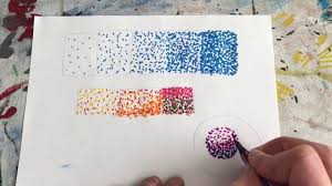 Youtube Pointillism Drawing Tutorial Kids Art Projects