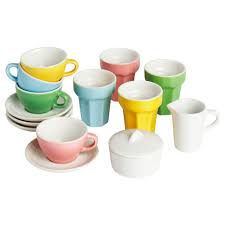 Duktig 10 Piece Coffee Tea Set Multicolour Ikea Kids Tea Set Kids Toy Kitchen Ikea Toys