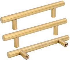 This 3 5/8 center bar pull is a piece of handmade exclusive wrought iron cabinet/drawer hardware with a natural, oxidized or black iron appearance that is full of character. Buy 10pack 3 5 Inch Drawer Pulls Gold Cabinet Handles Kitchen Hardware Goldenwarm Ls201gd90 Brushed Brass Dresser Knobs Bathroom Cabinet Pulls Stainless Steel Online In Vietnam B07d3qvtfc