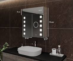 Parce qu'il est parfois bon de faire simple. Armoire De Toilette A Miroir Lumineux L03 Emily Artforma