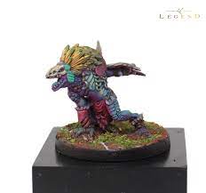 Kicgi, The Breathstealer. Greebo Games Lizardmen Blood Bowl Commission. -  Lil Legend Studio