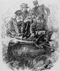 Desain depan juga masih belum diketahui. Balkan Trouble Karikatur Erklarung Interpretation Bildinterpretation