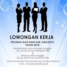 Info formasi dan persyaratan bisa di download di : Lowongan Kerja Rsud Sidoarjo Belajar