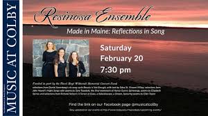 70 college ave, waterville, me 04901, usa. Resinosa Ensemble Made In Maine Reflections In Song Waterville Creates