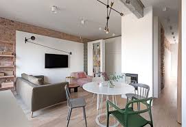 Alternatively, simplistic designs combined with accents of colour form to offer a handsome and refined urban chic interior. Small Urban Chic Apartment By Olha Wood Interiorzine