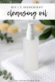 2 Ingredient Diy Cleansing Oil With Emulsifier Diy Cleansing Oil Oil Cleanser Recipe Cleansing Oil