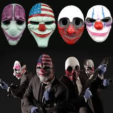 The Robbers Mask The Robbers Cosplay Mask Payday 2 Mask The Robbers Mask For Sale Desenhos Armas Caseiras Mascara