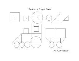 Geometric Shape Templates For Preschoolers Geometric Shapes Geometric Shape Templates