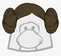 Download Princess Leia Buns Clipart Transparent Cartoons Club Penguin Optic Headset Hd Png Download Transparent Png Image Pngitem