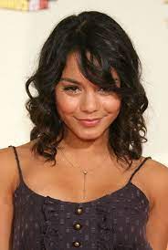 Vanessa Hudgens Medium Curls With Bangs Bangs With Medium Hair Medium Hair Styles Cute Hairstyles For Medium Hair